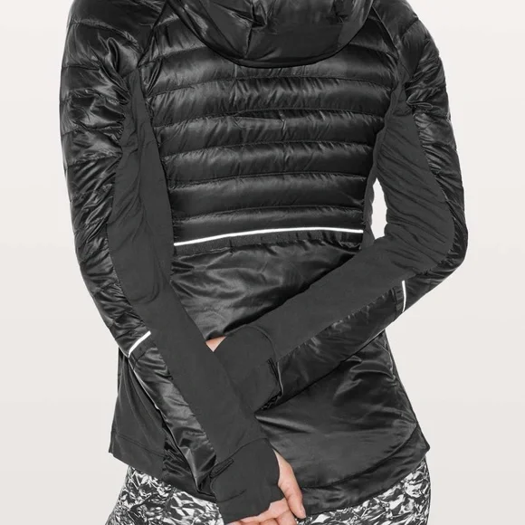 Lululemon "Down For A Run" Pullover Black - Size 4 - Picture 4 of 9